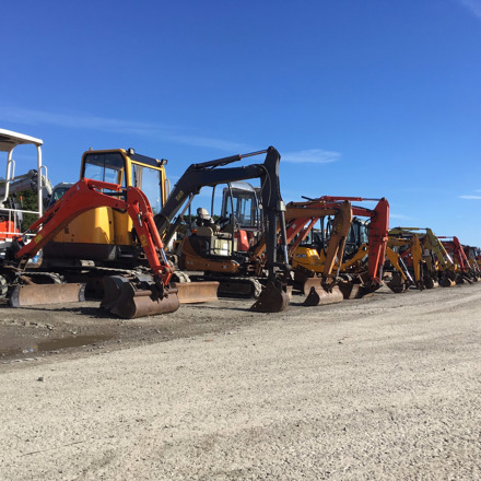 Plant & Machinery Excavators for Auction